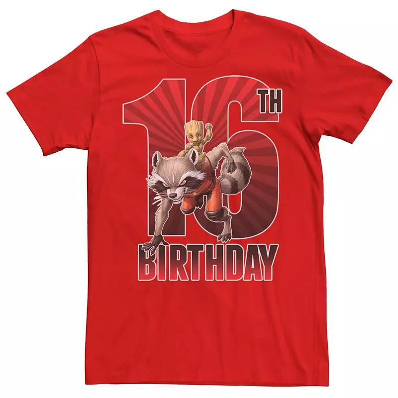 Mens Guardians of the Galaxy 16th Birthday Tee Product Image