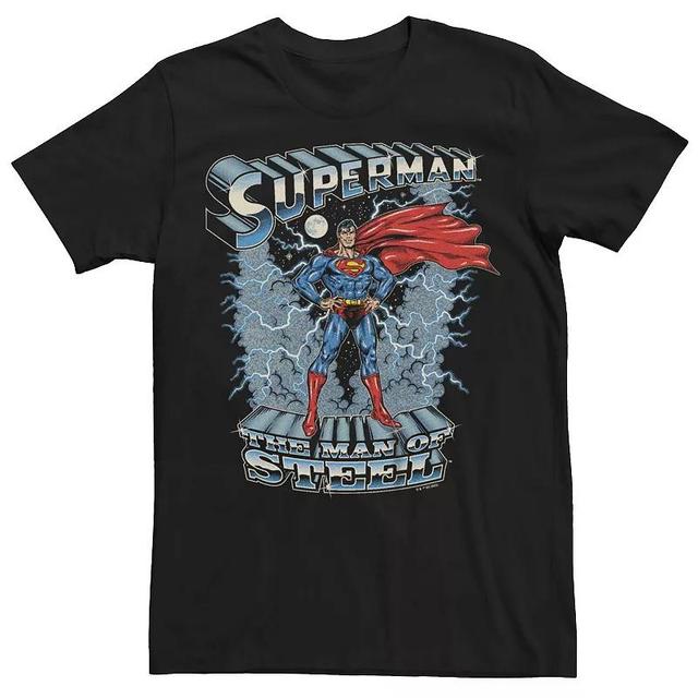 Big & Tall Marvel Monsters Unleashed Retro Comic Intro MONSTRO Tee, Mens, Size: 3XL, Black Product Image