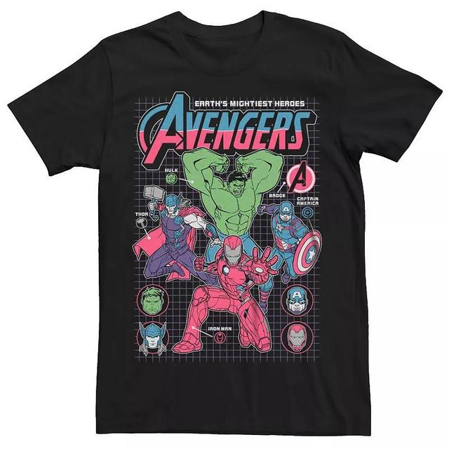 Mens Marvel The Avengers Comic Characters Graphic Tee Product Image