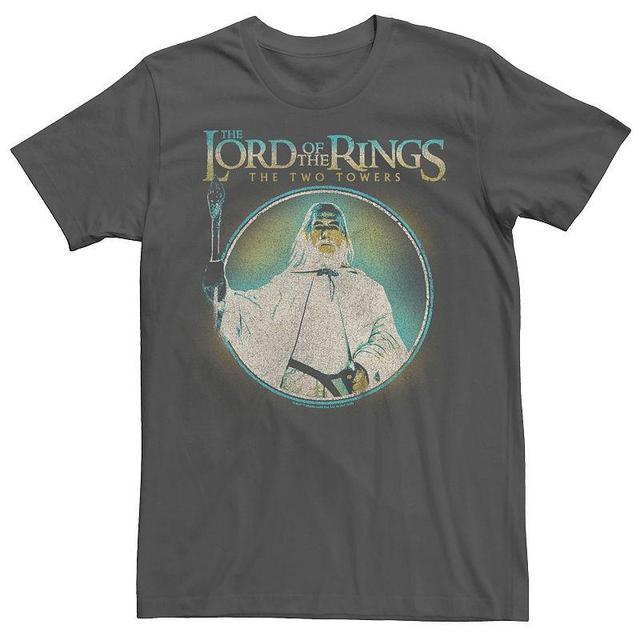 Mens The Lord Of The Rings Gandalf Badge Tee Grey Product Image