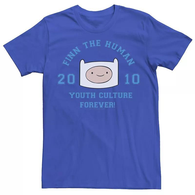 Mens Adventure Time Finn The Human Youth Culture Forever Graphic Tee Product Image