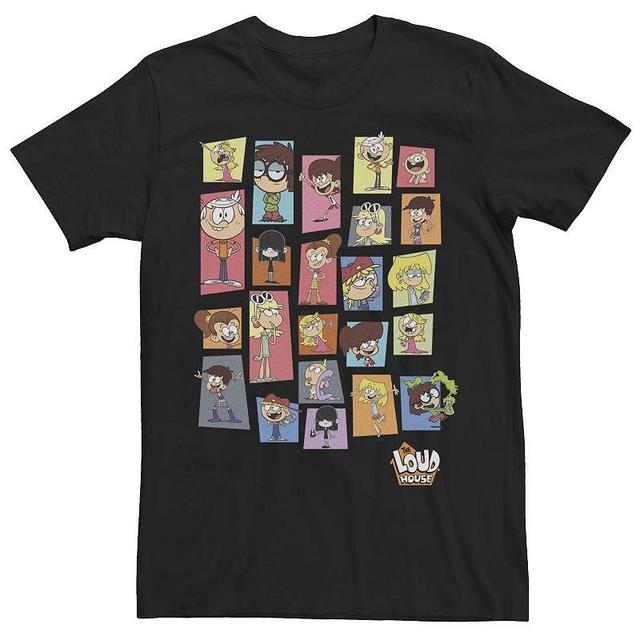 Mens The Loud House Character Panel Tee Product Image