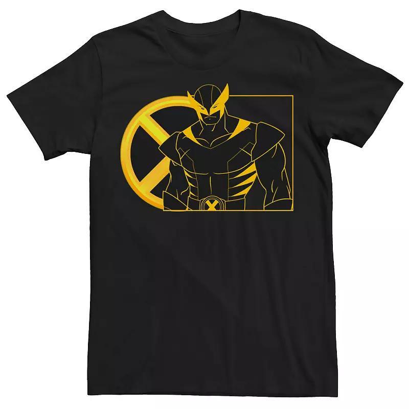 Mens Marvel X-Men Wolverine Line Art Portrait Tee Product Image