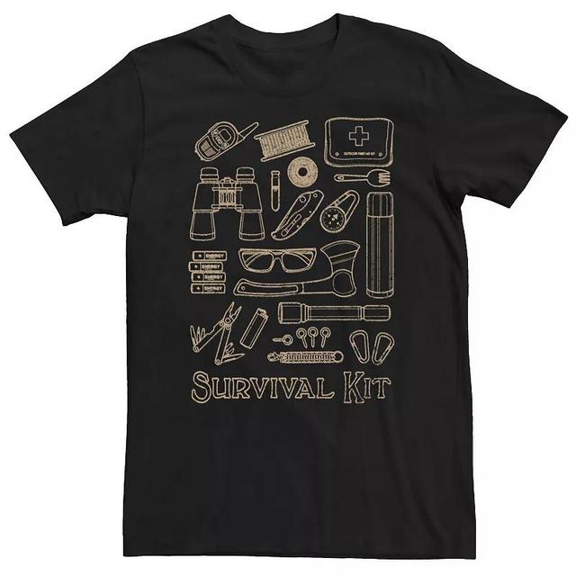 Big & Tall Survival Kit Graphic Tee, Mens Product Image