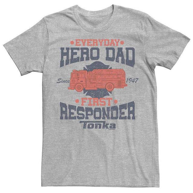 Mens Tonka Everyday Hero Dad First Responder Tee Athletic Grey Product Image