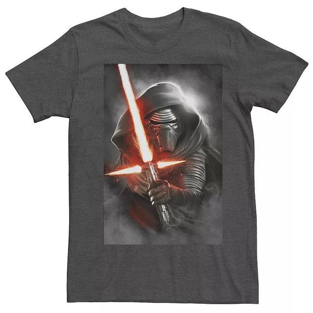 Mens Star Wars Wrath Of Kylo Graphic Tee Grey Heather Product Image