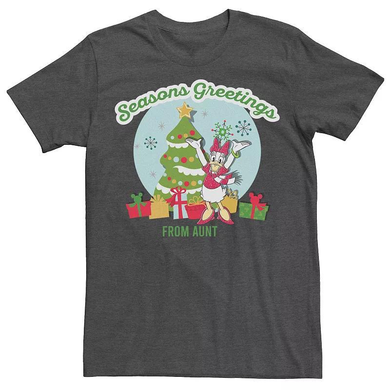 Disneys Mickey And Friends Christmas Greetings From Grandpa Mens Tee Blue Product Image