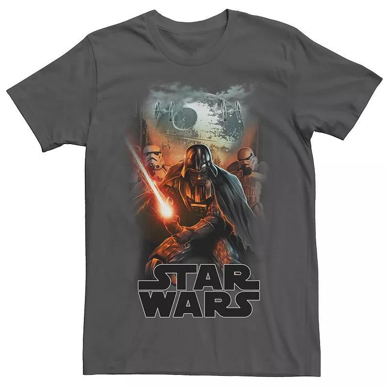 Mens Star Wars Darth Vader Dark Poster Tee Product Image