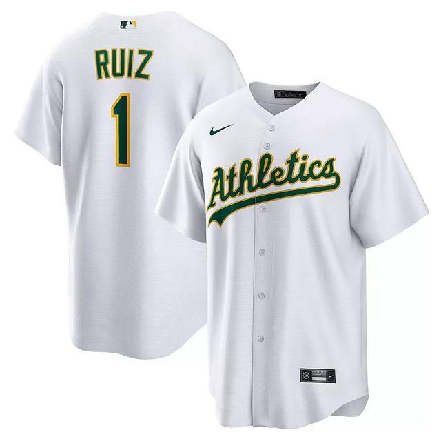 Mens Nike Esteury Ruiz Oakland Athletics Home Replica Jersey Product Image