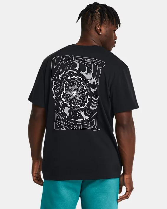 Men's UA Heavyweight Dusk Dawn Swirl Short Sleeve Product Image