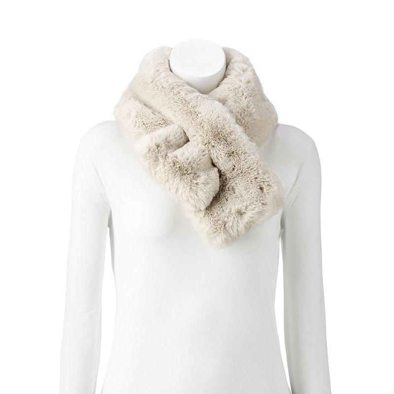 Womens LC Lauren Conrad Faux Fur Stole Scarf Product Image