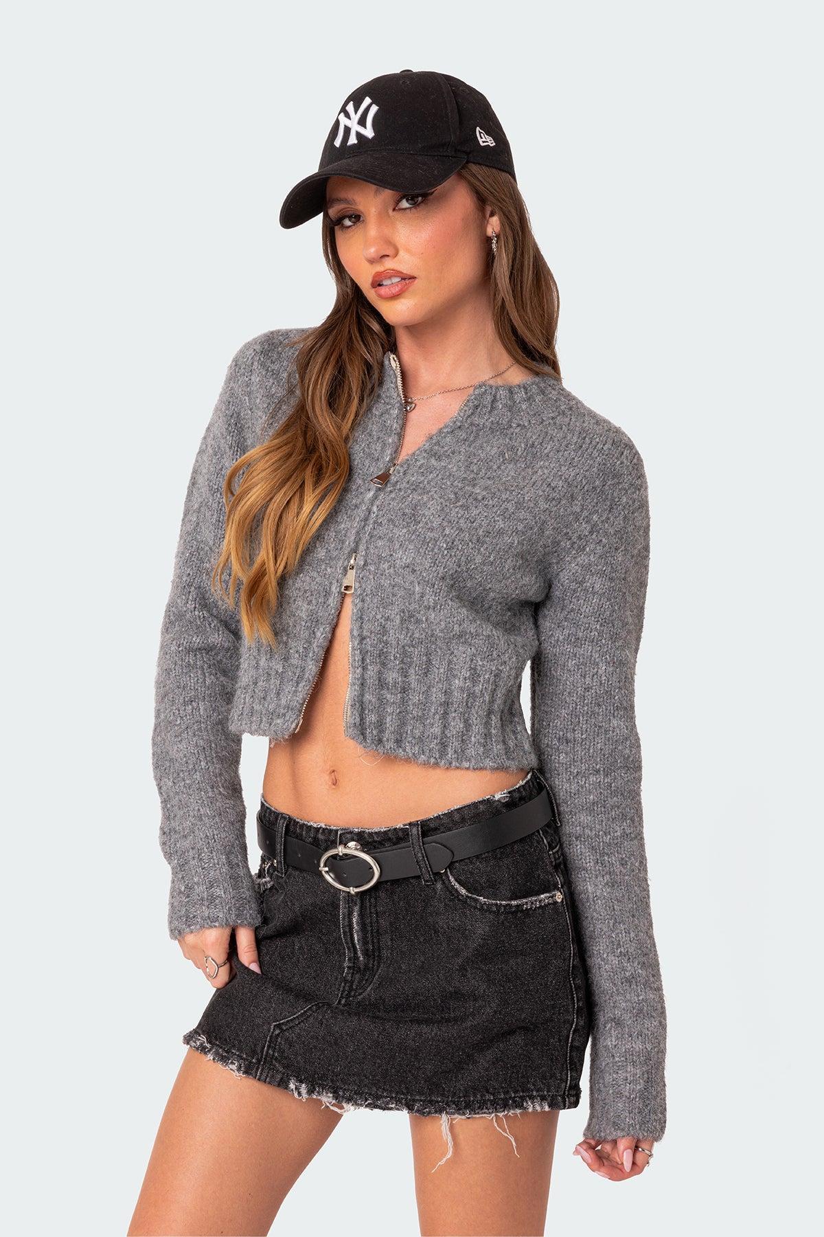 Jillian Double Zip Cardigan Product Image