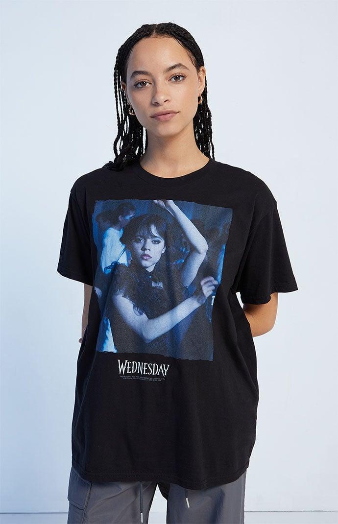 Womens Wednesday Dance Color T-Shirt Product Image