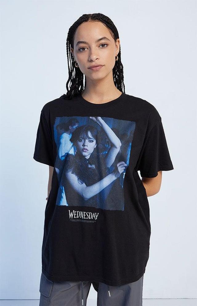 Womens Wednesday Dance Color T-Shirt Product Image