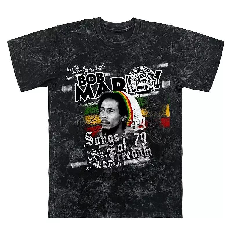 Mens Bob Marley Freedom Graphic Tee Product Image