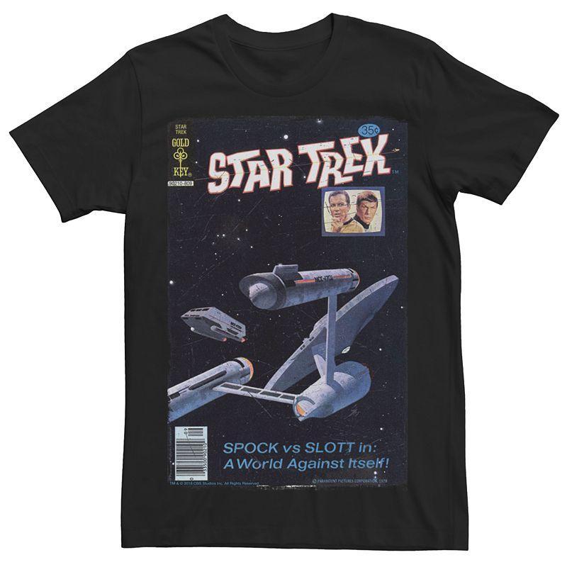 Mens Star Trek Retro Comic Graphic Tee Product Image