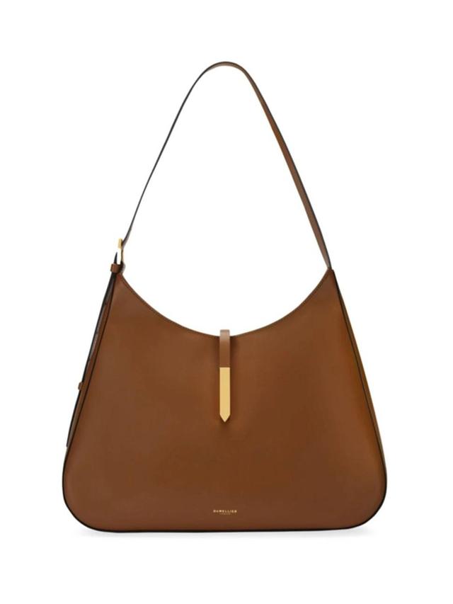 Midi Tokyo Smooth Leather Shoulder Bag In Tan Product Image