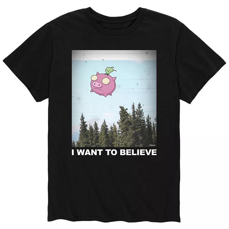 Mens Invader Zim Gir I Want To Believe Tee Product Image