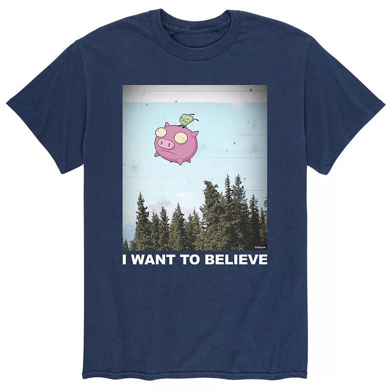 Mens Invader Zim Gir I Want To Believe Tee Product Image