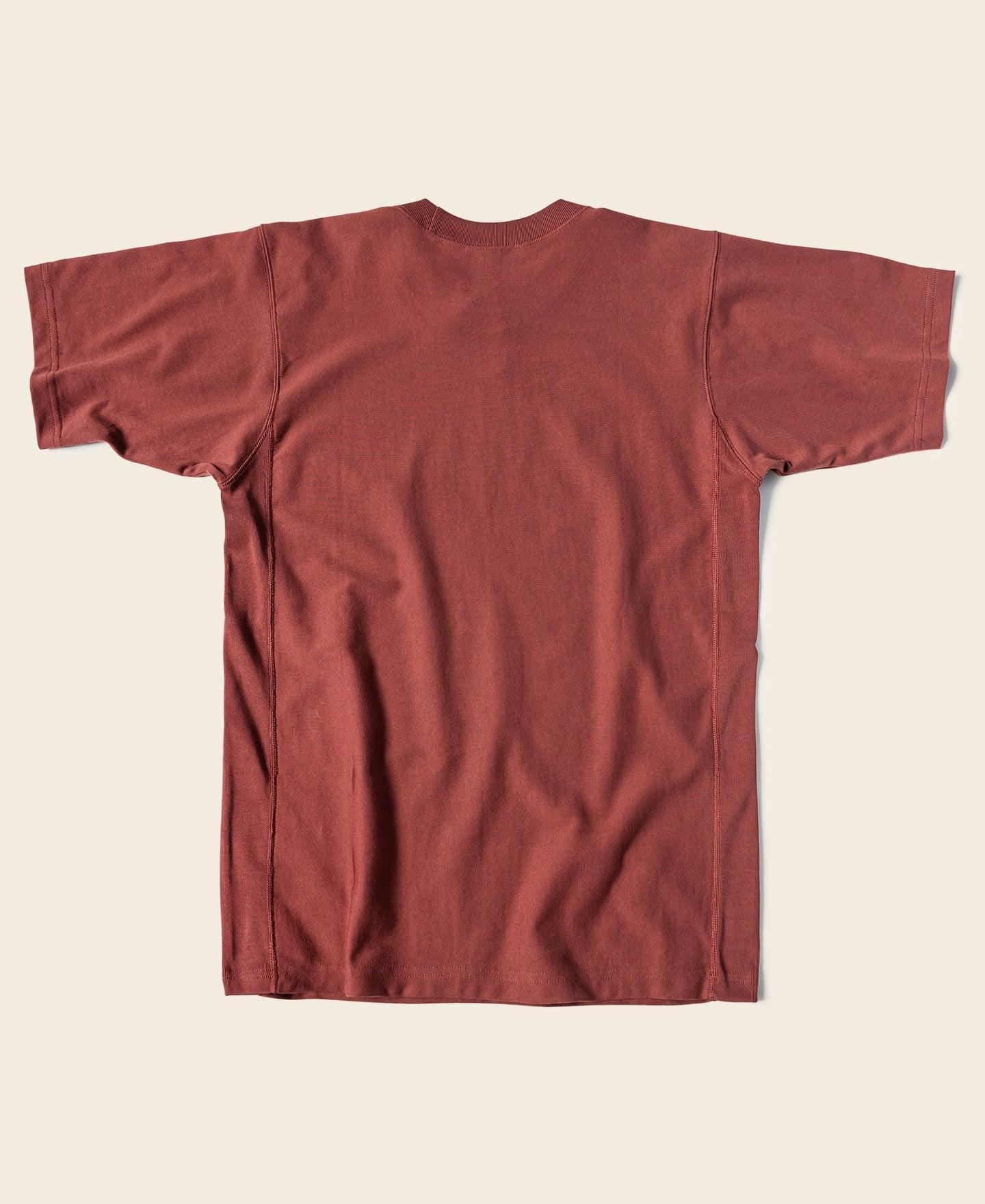 10.6 oz Reverse Weave T-Shirt - Red Product Image