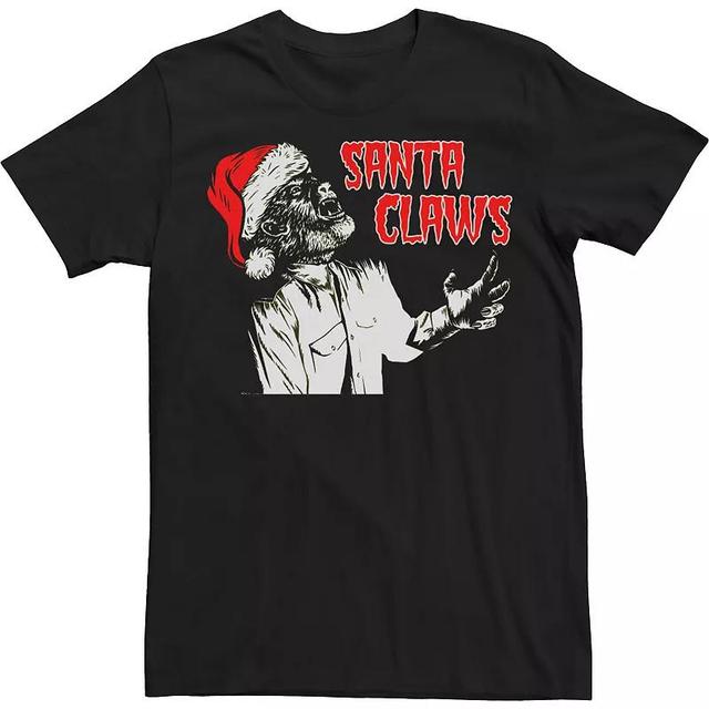 Mens Universal Monsters Werewolf Santa Claws Tee Product Image