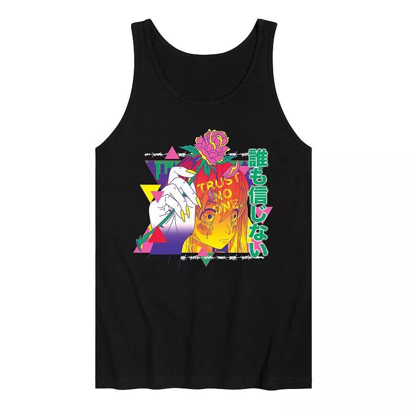 Mens Anime Trust No One Tank Top Product Image