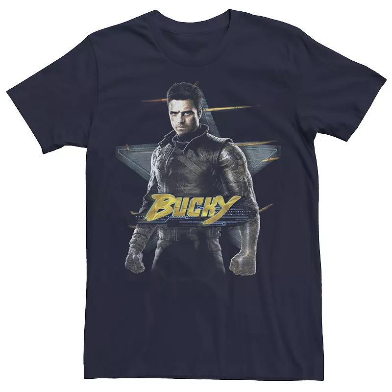 Mens Marvel Falcon And The Winter Soldier Bucky Portrait Sweatshirt Product Image