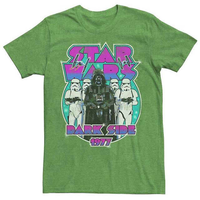 Mens Star Wars Vader and the Troopers 1977 Dark Side Rock Tee Kelly Grey Product Image