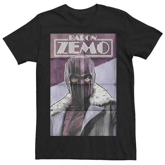 Mens Marvel The Falcon And The Winter Soldier Baron Zemo Poster Tee Product Image