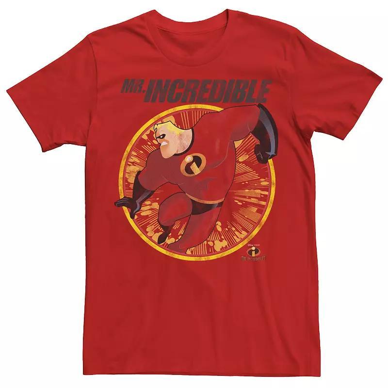 Mens Disney / Pixar The Incredibles Mr. Incredible Tee Dark Grey Product Image