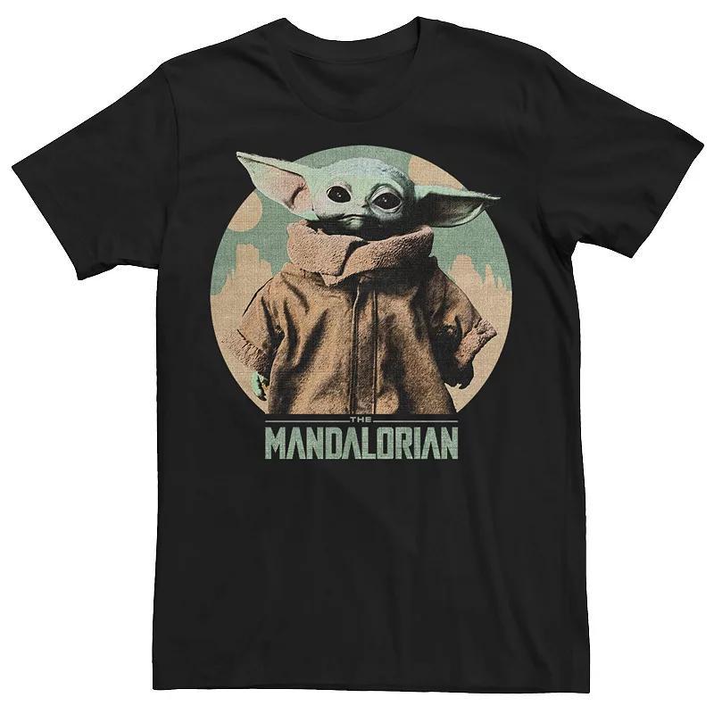 Mens Star Wars The Mandalorian The Child Faded Portrait Tee Product Image