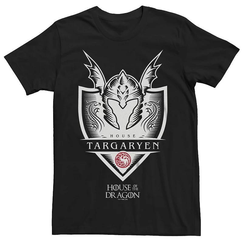 Mens House Of The Dragon House Targaryen Shield Graphic Tee Product Image