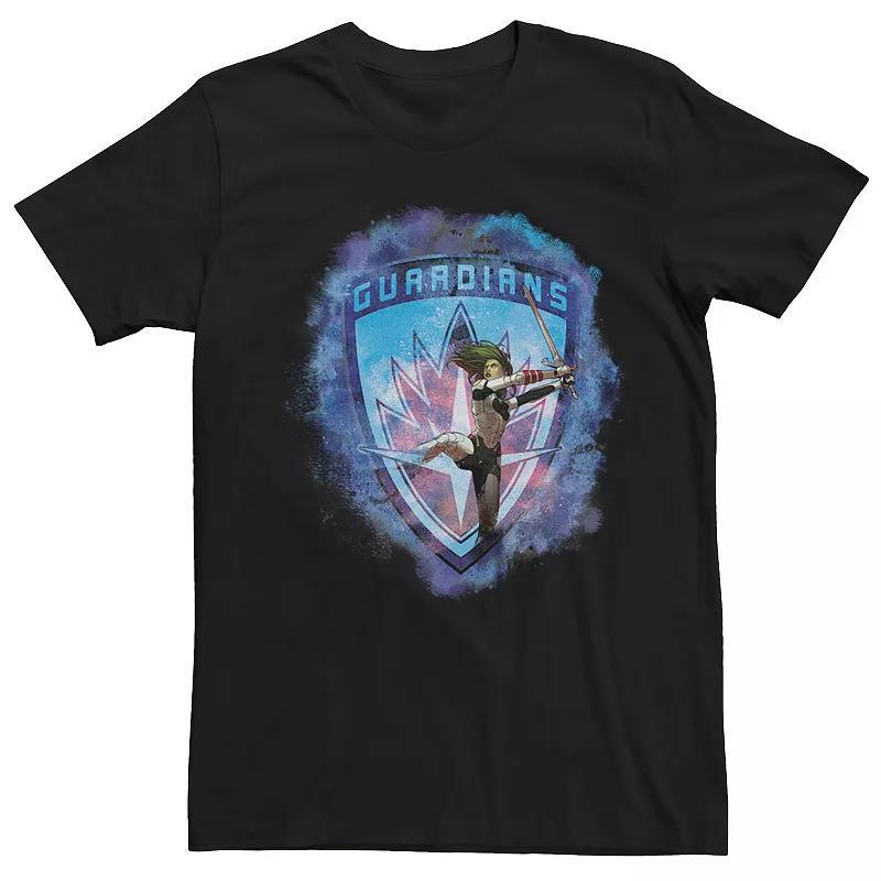 Mens Marvel Guardians Of The Galaxy Gamora Crest Shield Graphic Tee Product Image