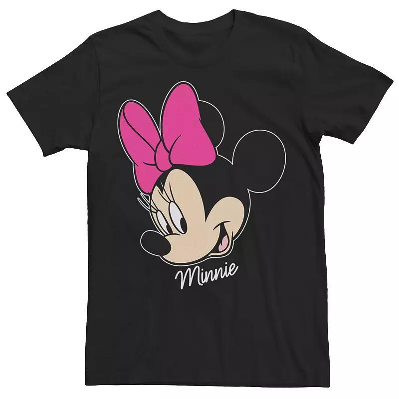 Mens Disney Minnie Mouse Face Portrait Smile Tee Product Image