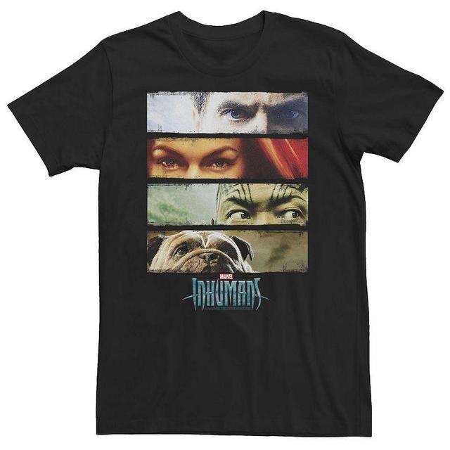 Big & Tall Marvel Inhumans TV Series Royal Family Glaring Eyes Tee, Mens Product Image