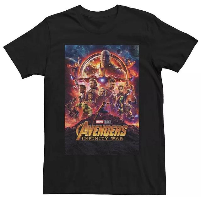 Mens Marvel Avengers: Infinity War Movie Poster Tee Product Image