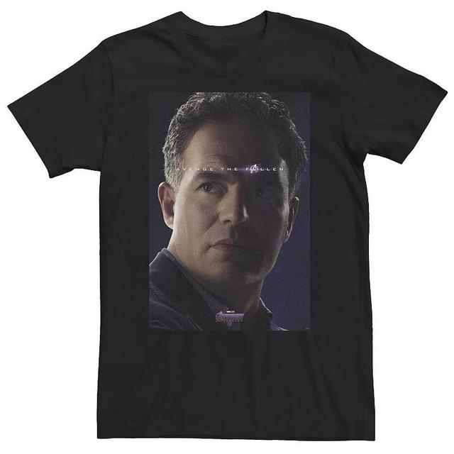 Mens Marvel Avengers Endgame Bruce Banner Avenge The Fallen Tee Black Product Image