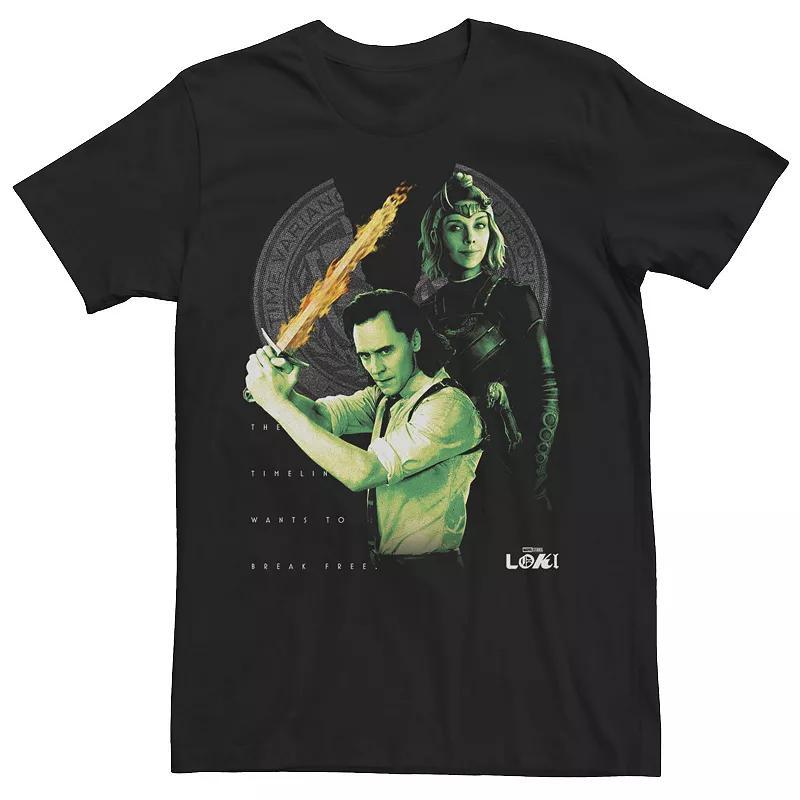 Mens Marvel Loki And Sylvie Collage Portrait Tee Product Image