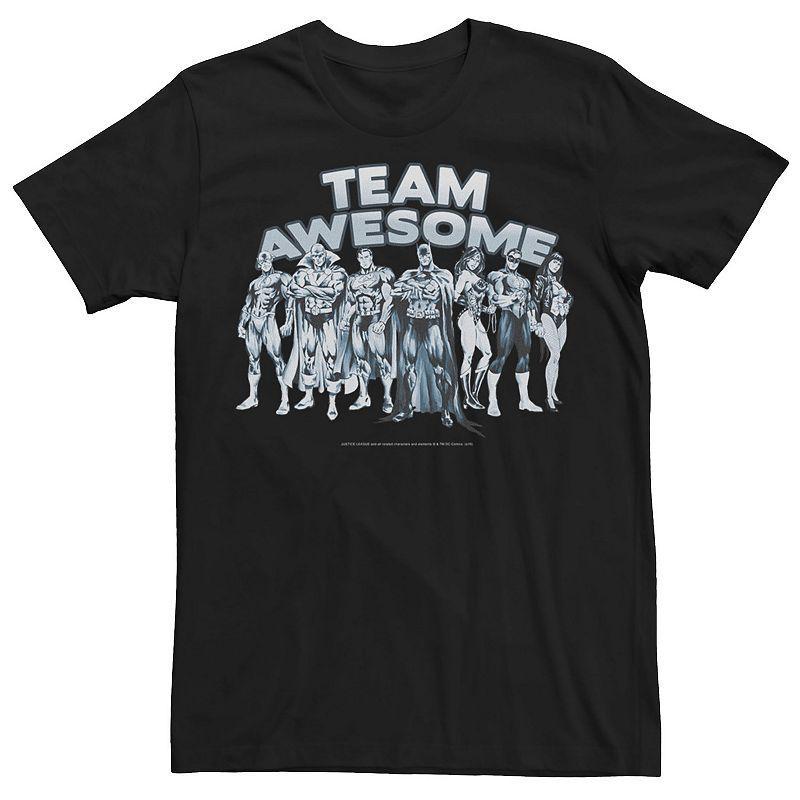 Mens DC Comics Justice League Team Lineup Tee Product Image