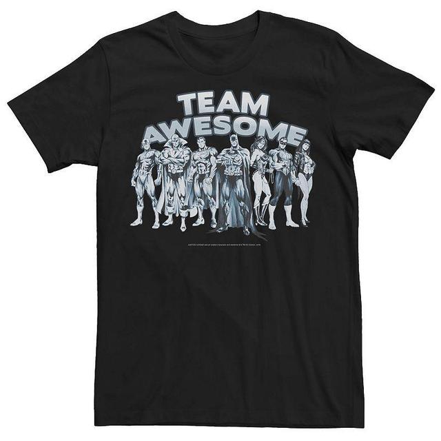 Mens DC Comics Justice League Team Lineup Tee Product Image