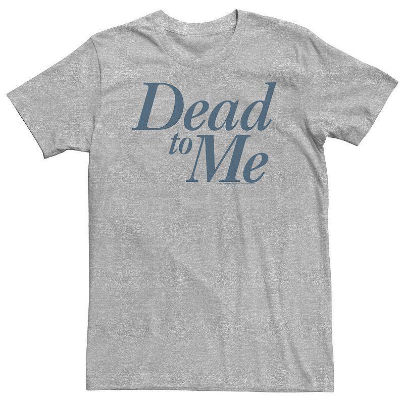 Big & Tall Dead To Me Logo Stacked Tee, Mens Athletic Grey Product Image