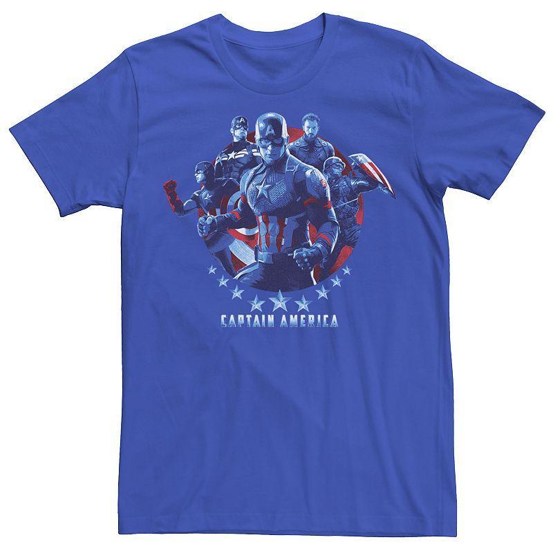 Mens Marvel Avengers: Endgame Captain America Mashup Graphic Tee Product Image