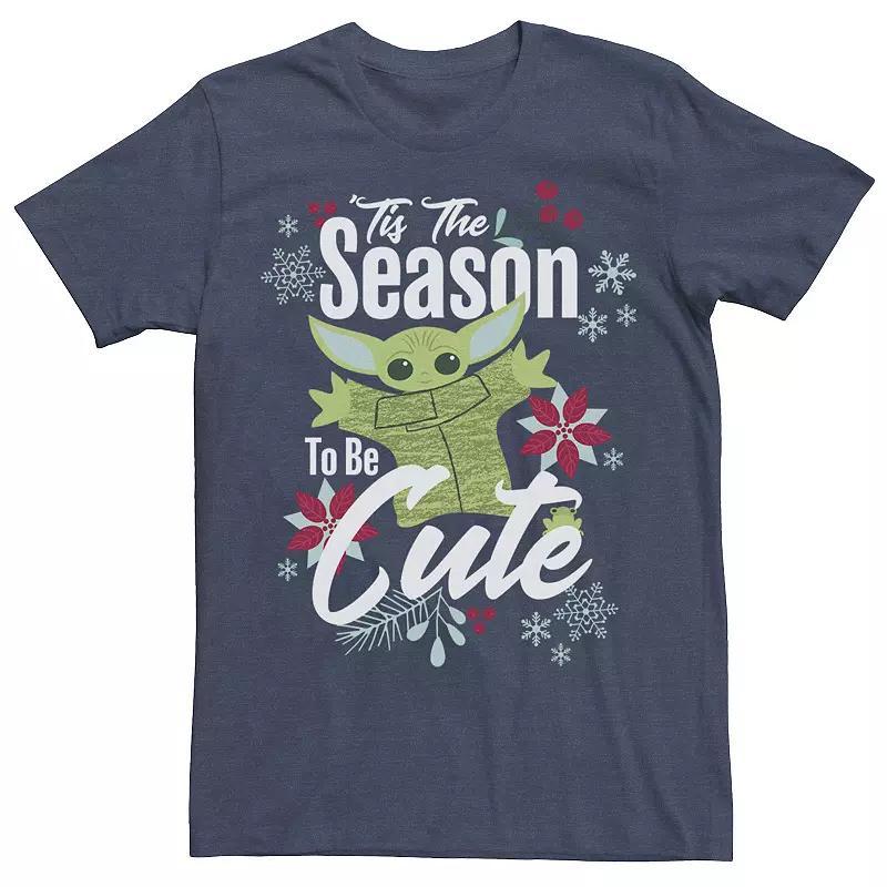 Mens Star Wars The Mandalorian Christmas The Season To Be Cute Tee Product Image