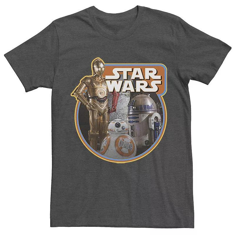 Mens Star Wars Droids Tee Grey Heather Product Image