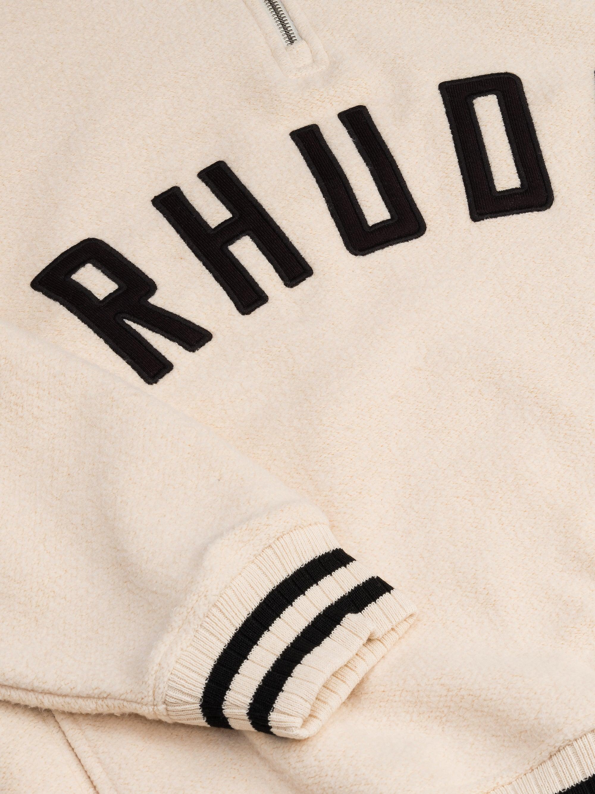 RHUDE QUARTER-ZIP VARSITY Male Product Image