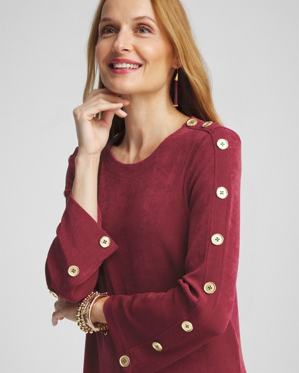 Travelers™ Button Sleeve Tunic Product Image