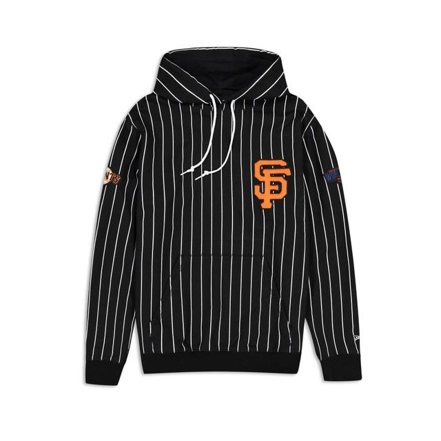 Los Angeles Dodgers Logo Select Pinstripe Hoodie Male Product Image