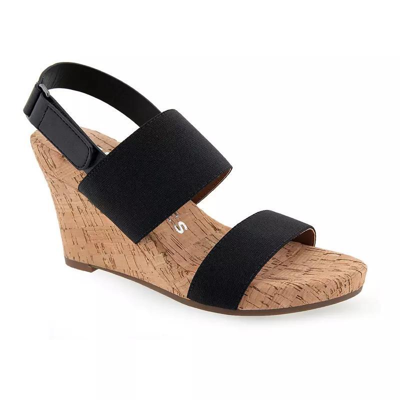 Aerosoles Phoenix Womens Wedge Sandals Product Image