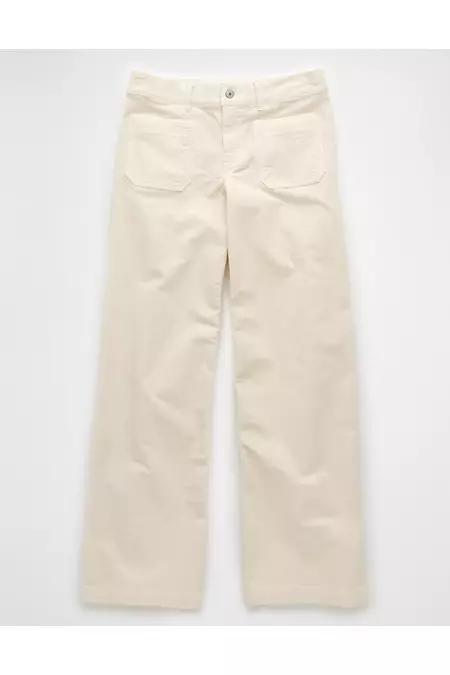 AE Stretch Corduroy Low-Rise Baggy Wide-Leg Pant Women's Product Image