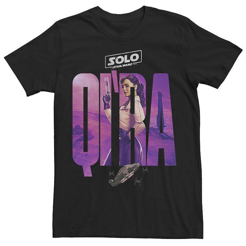 Mens Star Wars Han Solo Movie Qira Letter Drop Tee Product Image